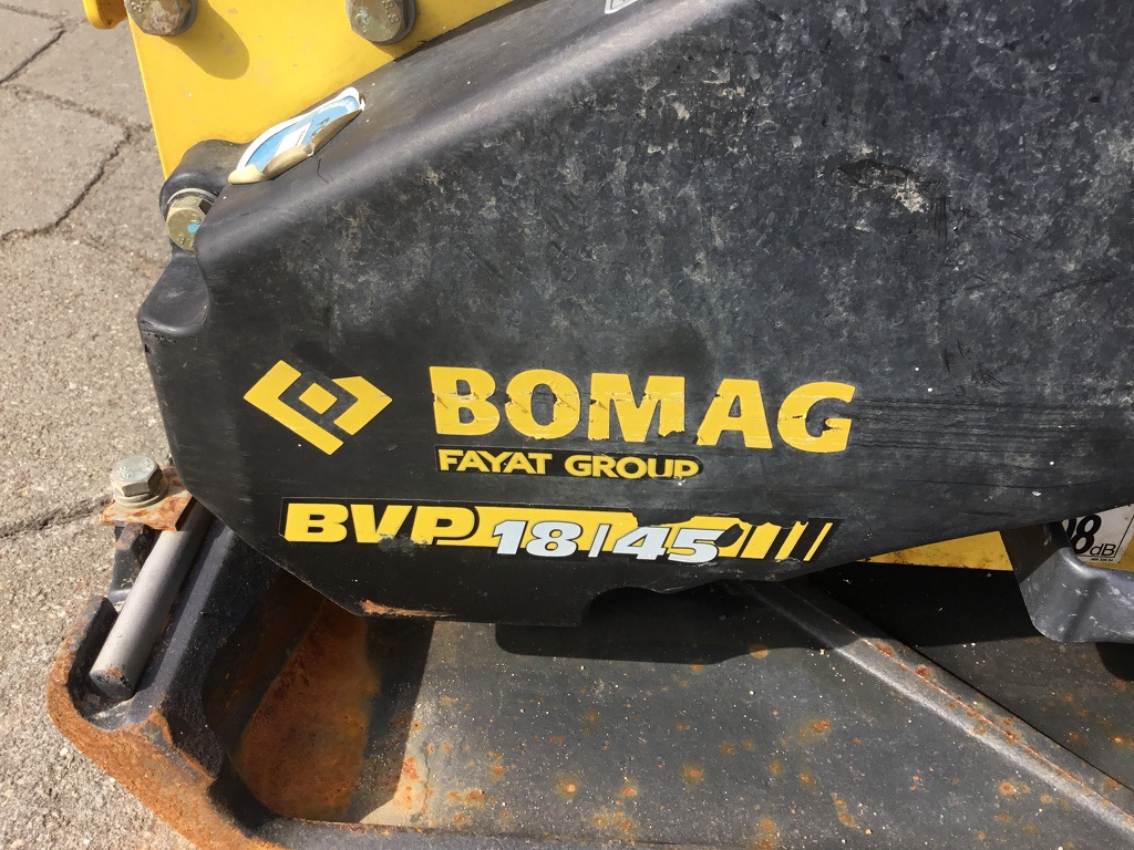 Gebruikte trilplaat Bomag BVP 18/45