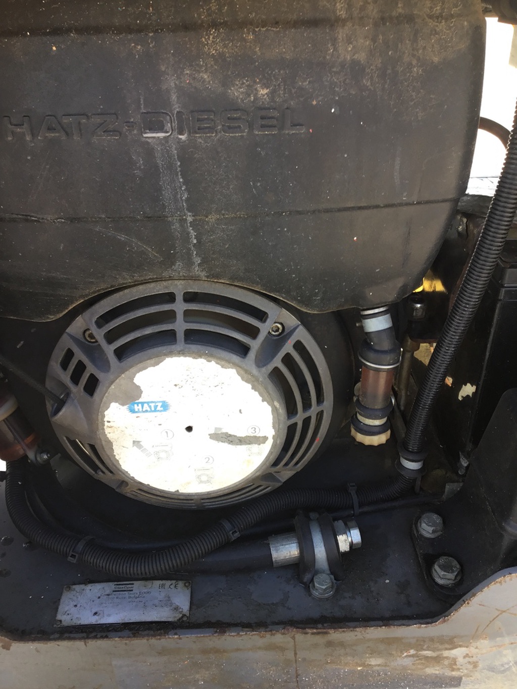 Gebruikte trilplaat Atlas Copco LG300