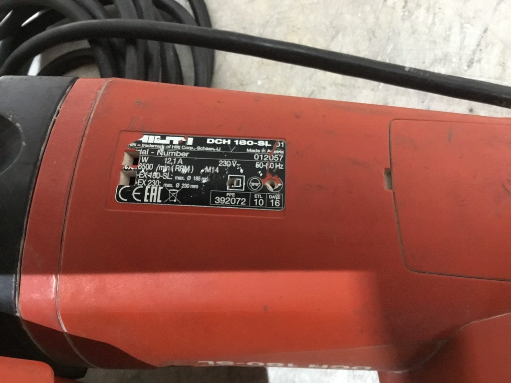 Gebruikte muurfrees Hilti DCH EX 180SL