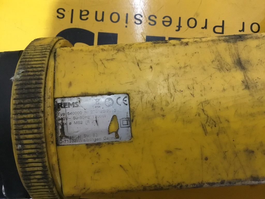 Gebruikte draadsnijmachine Rems Amigo