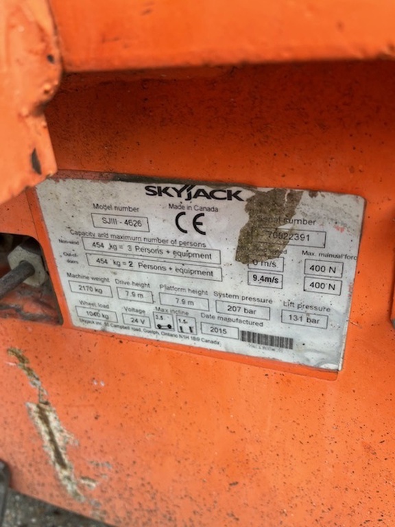 Schaarhoogwerker Skyjack SJIII4626