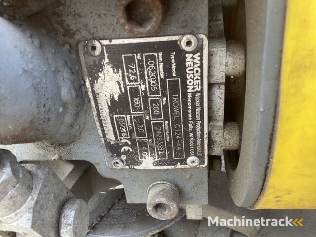 Power Trowel Wacker Neuson CT24-4A