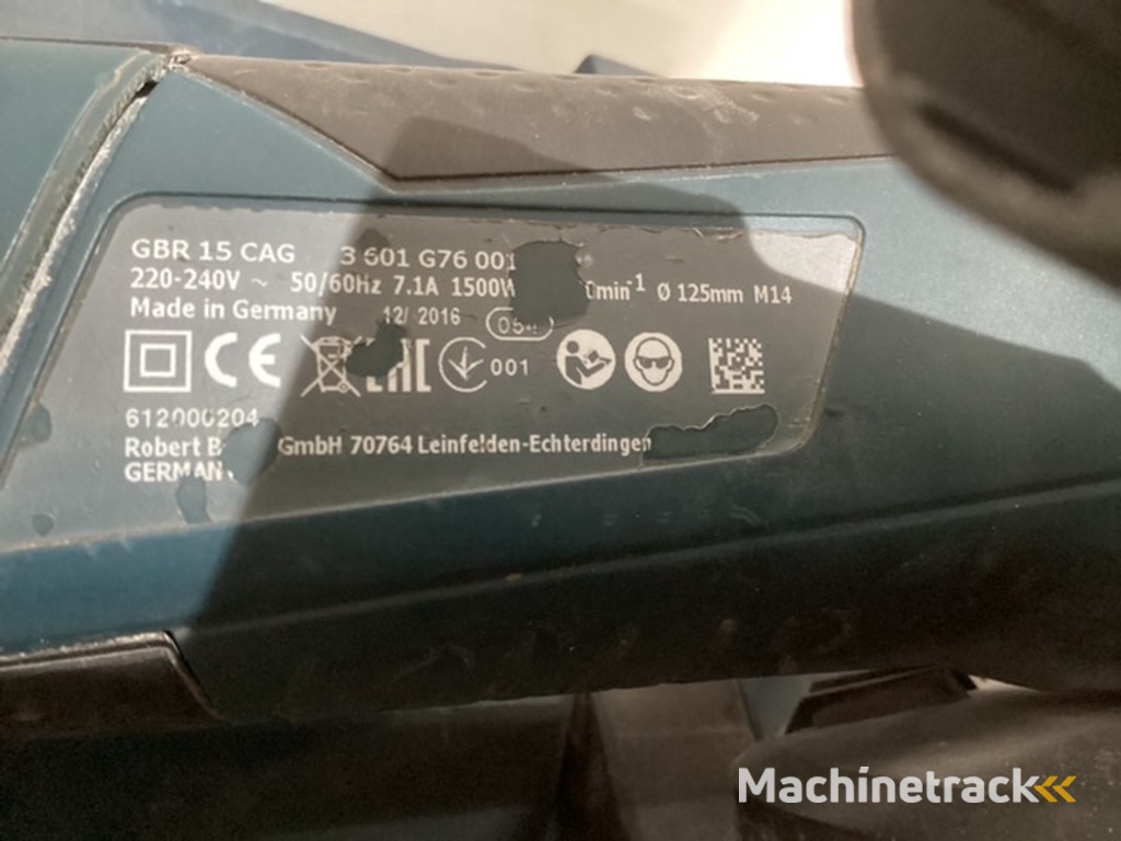 Betonschuurmachine Bosch GBR 15 CAG