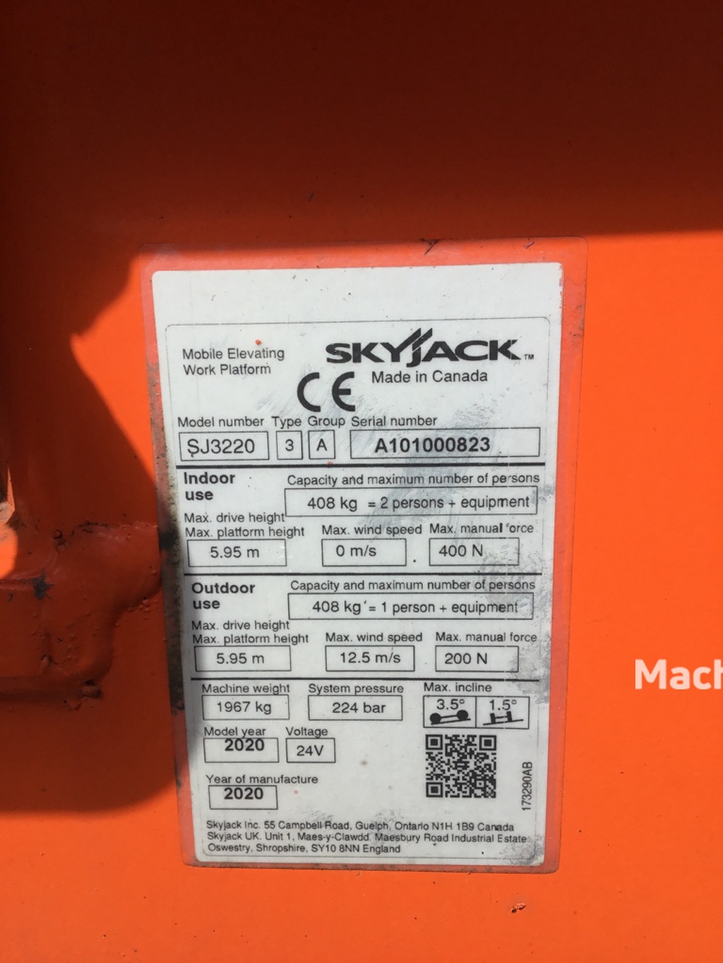 Scherebuhne Skyjack SJIII3220