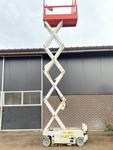 Minituur van hoogwerker schaarhoogwerker genie 1932