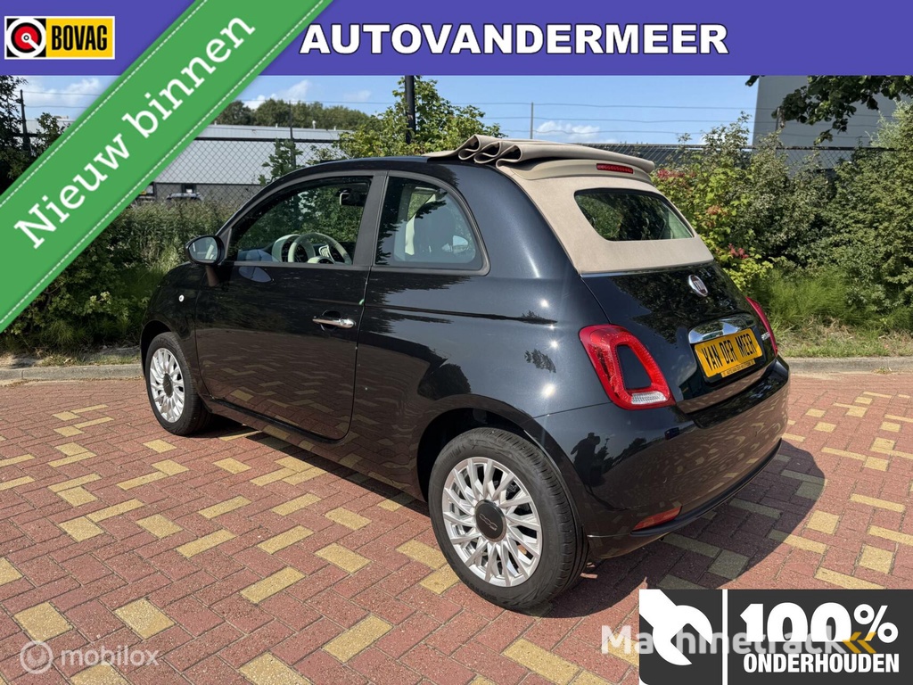 Fiat 500 C 1.0 Hybrid Dolcevita / Cabrio / Hele mooie auto