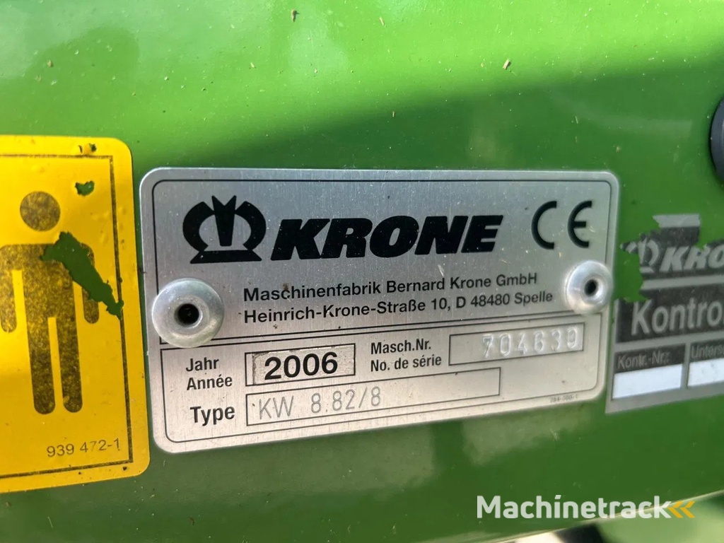 Krone KW 8.82/8 Schudder 8 elements Schudder