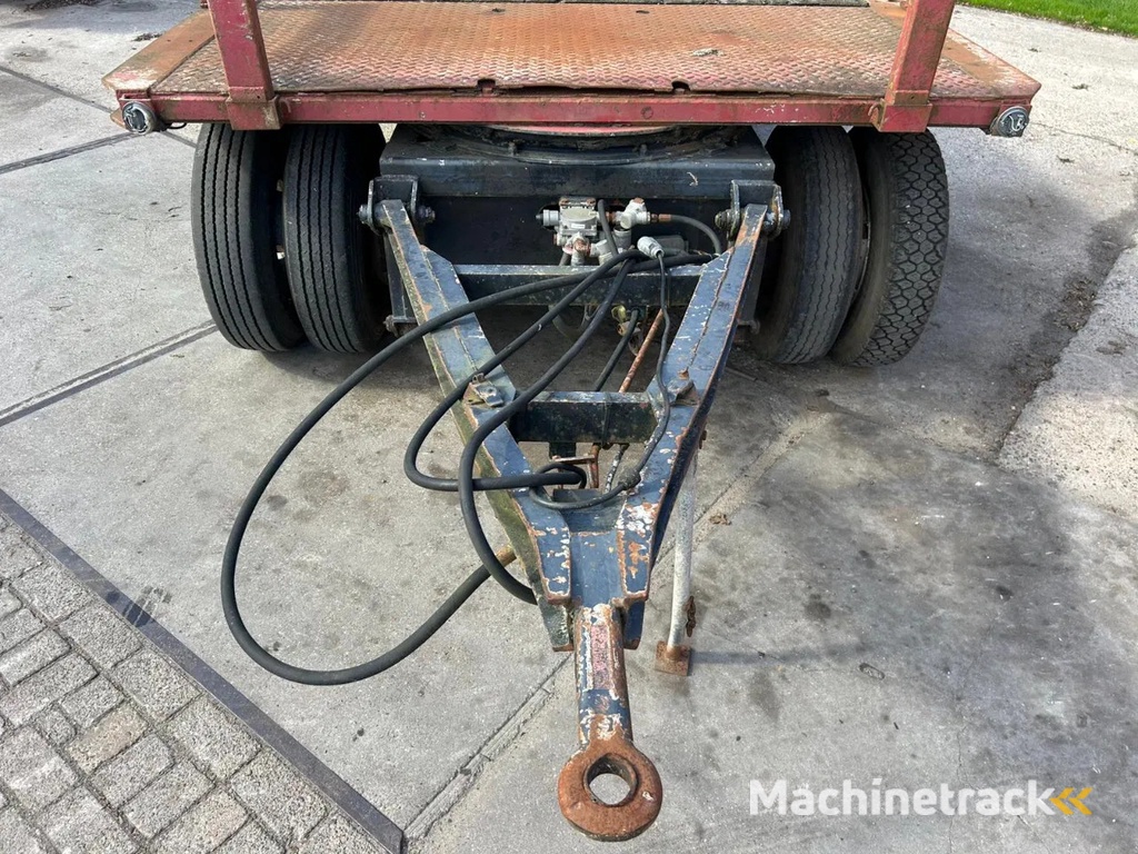 Nooteboom 3 asser Dieplader Rampen Landbouwkenteken semi trailer