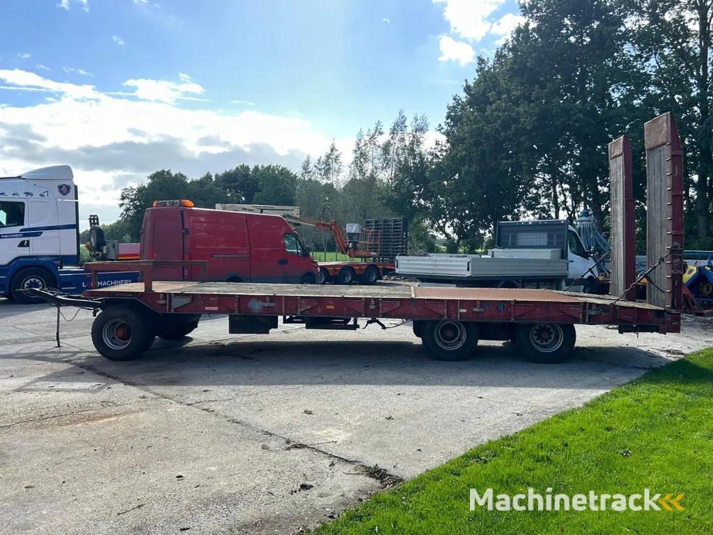 Nooteboom 3 asser Dieplader Rampen Landbouwkenteken semi trailer