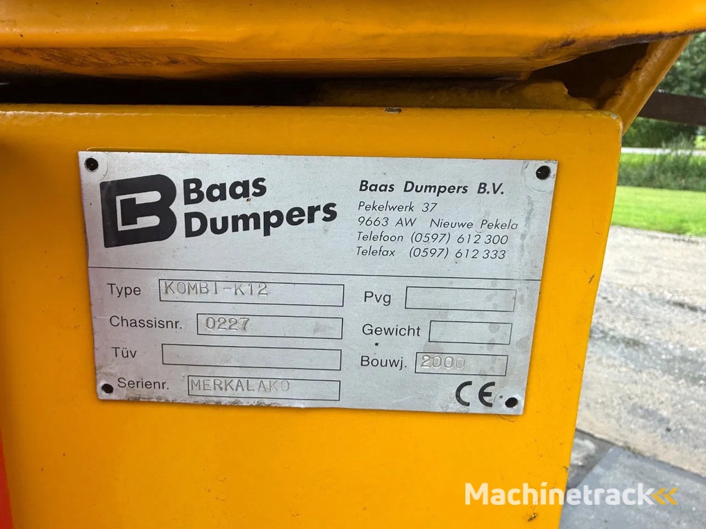 Alasco Alasco / Baas Grond dumper Kipper Grondkar 22 tons