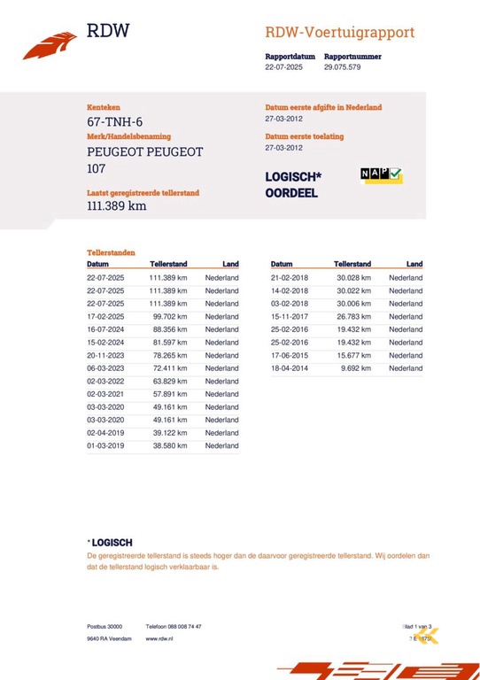 Peugeot 107 1.0-12V Sportium ENVY 5-DR|AIRCO|DEALER ONDERH