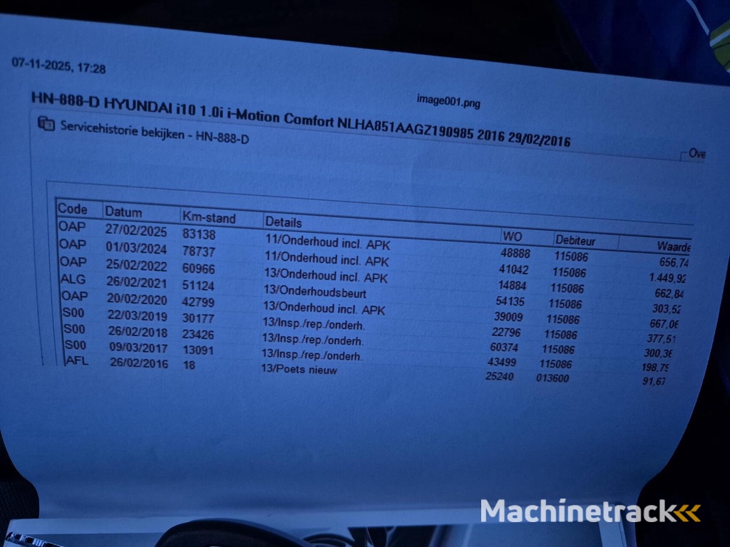 Hyundai i10 1.0i i-Motion Comfort CRUISE|DEALER-ONDH|1E-EIG