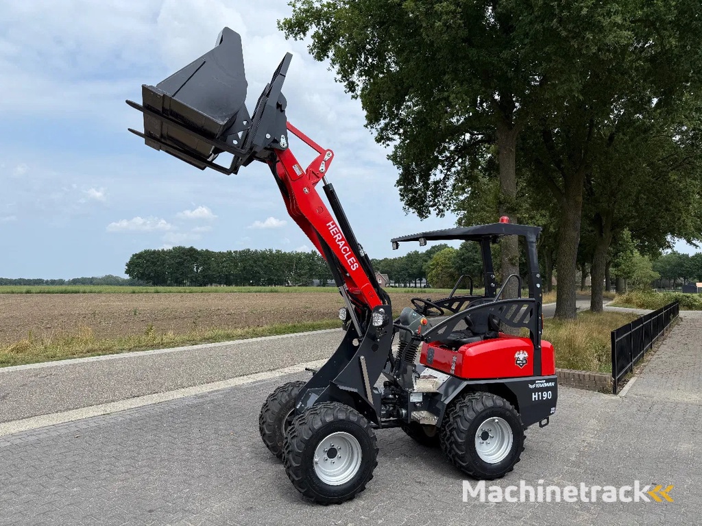 Heracles H190 PRO mini shovel NIEUW