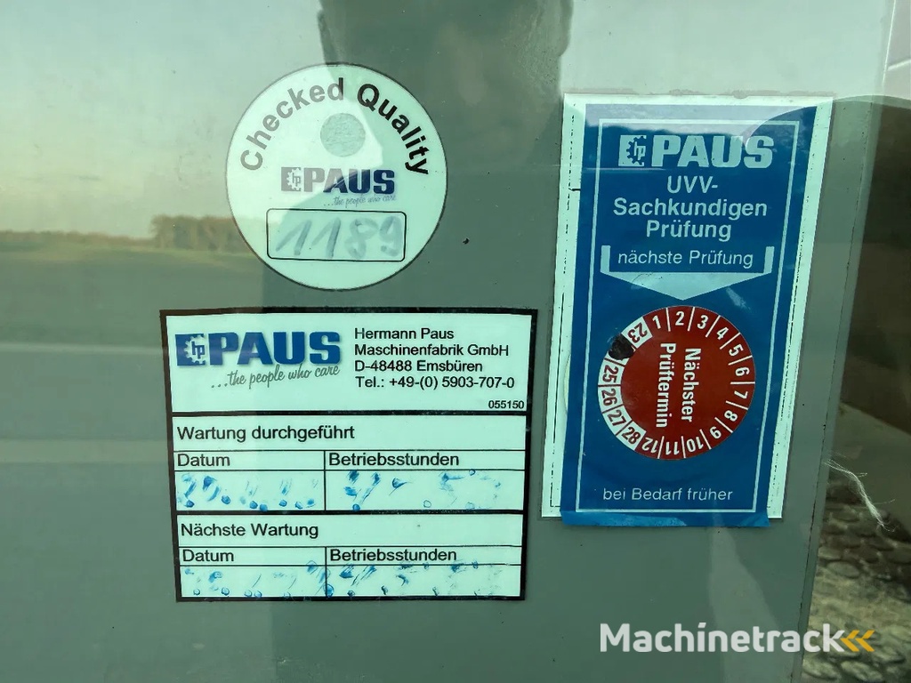 Paus TL8.7 telescoop loader shovel