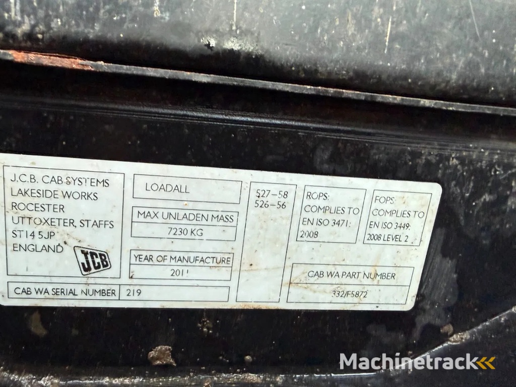 JCB 527-58 AGRI verreiker