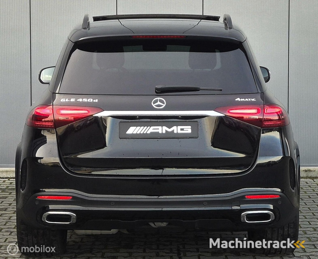 Mercedes GLE 450d 2xAMG Lucht Pano Burm Distr Grijs Kenteken