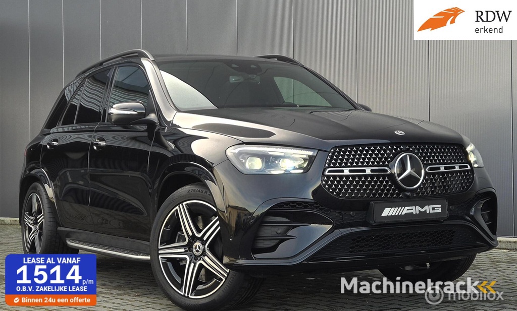 Mercedes GLE 450d 2xAMG Lucht Pano Burm Distr Grijs Kenteken