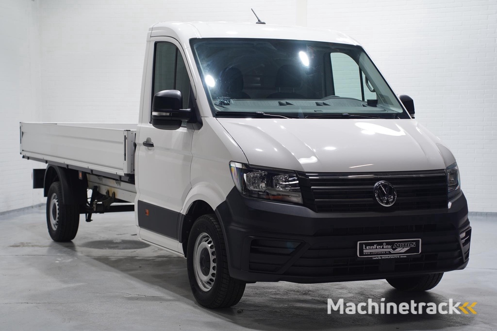 Volkswagen Crafter 2.0 TDI 140 pk L4 Pick Up / Open Laadbak Airco Cruise Control, 3-Zits, LxBxH 430x203x40 cm
