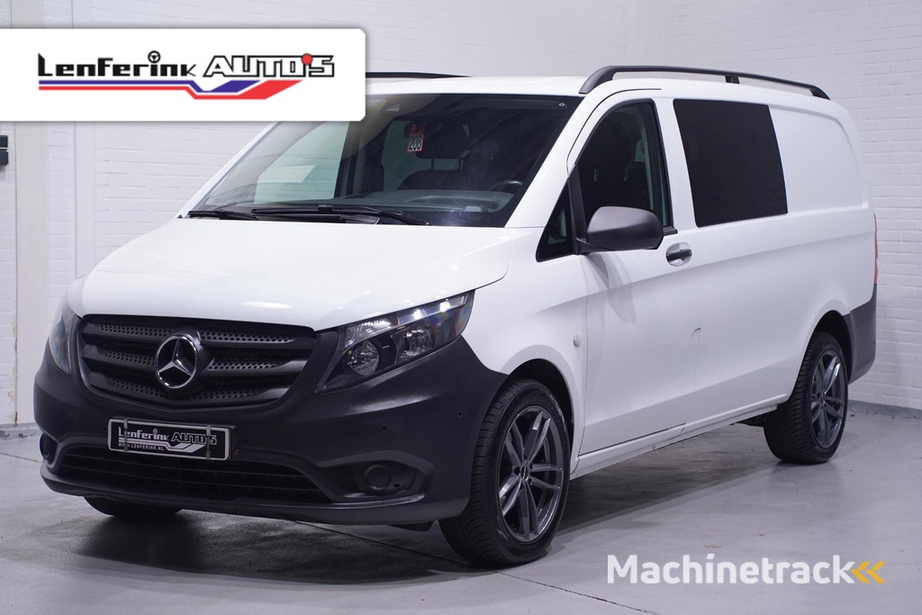 Mercedes Benz Vito 116 CDI 163 pk Dubbel Cabine Automaat Lang Navi, Dode Hoek & Lane Assist, Camera Cruise Control, PDC V+A