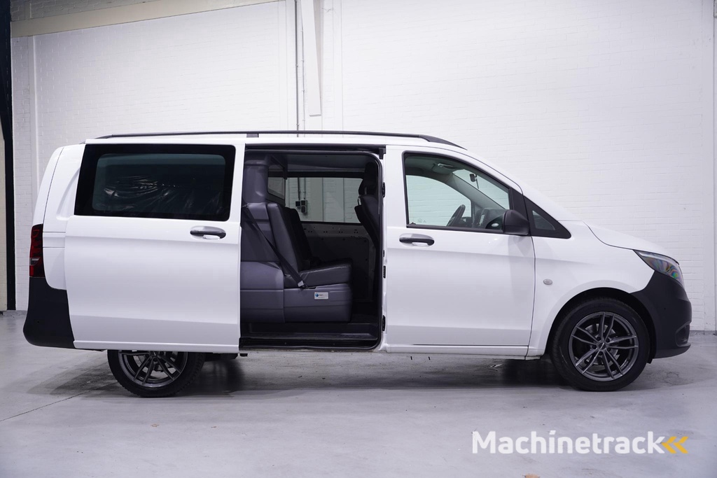 Mercedes Benz Vito 116 CDI 163 pk Dubbel Cabine Automaat Lang Navi, Dode Hoek & Lane Assist, Camera Cruise Control, PDC V+A