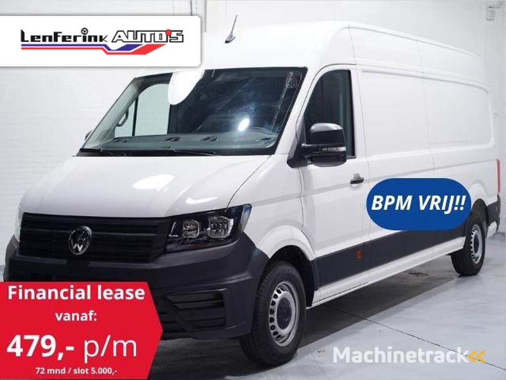 Volkswagen Crafter 2.0 TDI 140 pk L4H3 DSG Automaat Airco, PDC V+A Cruise Control, Bluetooth, 3-Zits, Nieuw