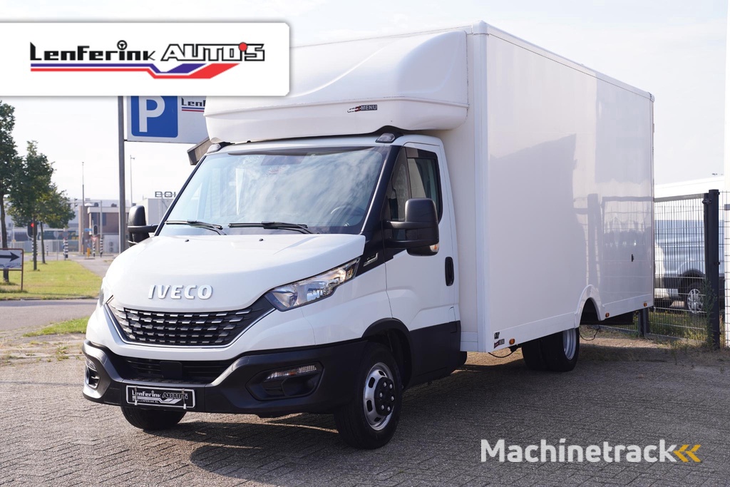 Iveco Daily 35C14 140 pk Automaat Bakwagen 30M3 Airco, Camera Luchtvering, Dakspoiler, Dubbel Lucht LxBxH 530x227x240 cm, 3-Zits