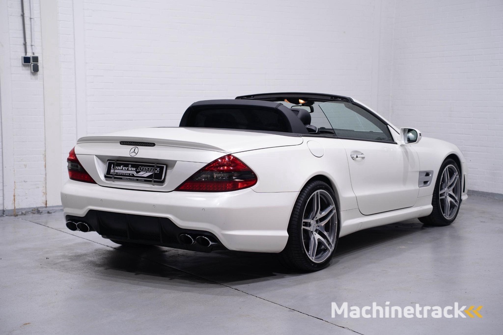Mercedes-Benz SL-klasse AMG 63 Distronic Harman Kardon Bi-Xenon Stoelverwarming/ventilatie/memory Panorama-variodak
