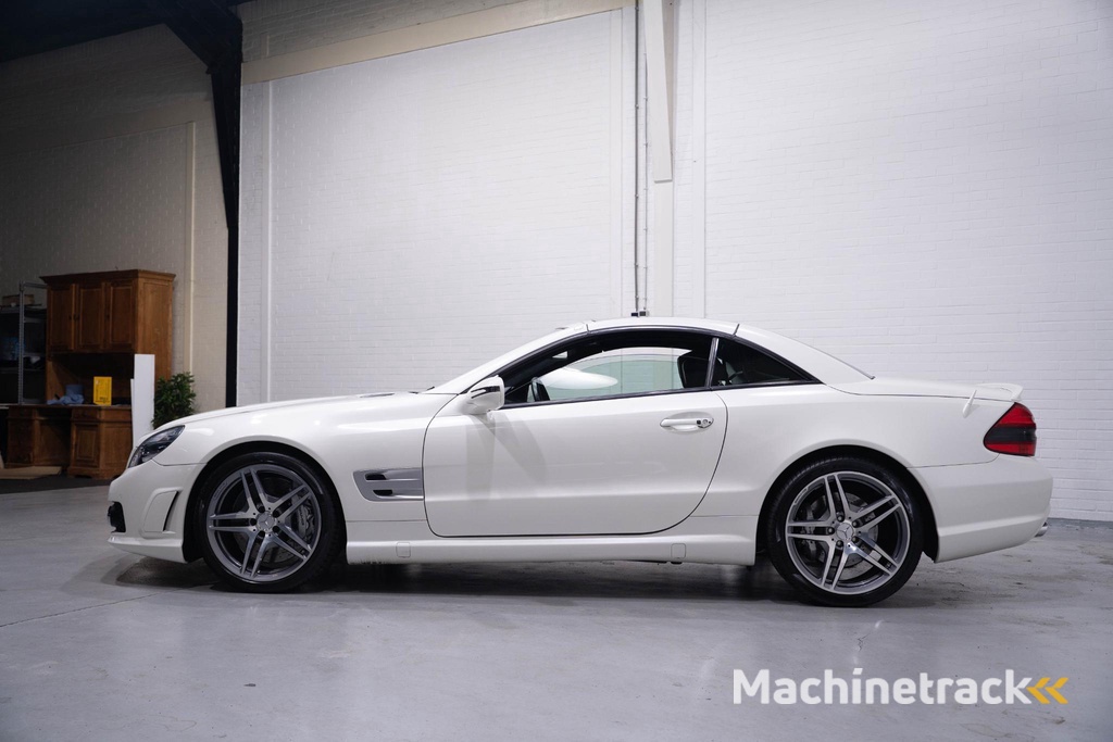 Mercedes-Benz SL-klasse AMG 63 Distronic Harman Kardon Bi-Xenon Stoelverwarming/ventilatie/memory Panorama-variodak