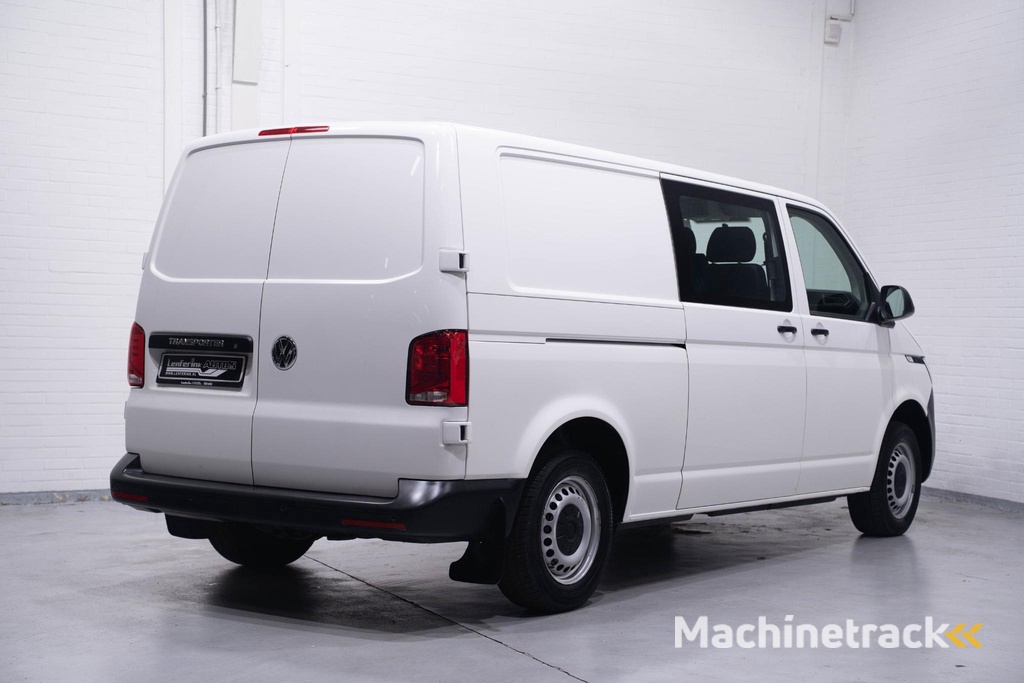 Volkswagen Transporter 2.0 TDI 150 pk L2 Dubbel Cabine Airco, Bluetooth, Laadruimte Pakket, PDC V+A, 6-Zits