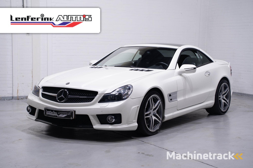 Mercedes-Benz SL-klasse AMG 63 Distronic Harman Kardon Bi-Xenon Stoelverwarming/ventilatie/memory Panorama-variodak