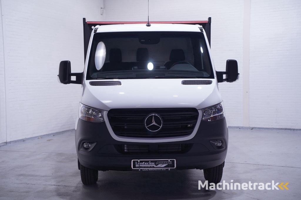Mercedes-Benz Sprinter 515 CDI 150 pk Pick Up / Open Laadbak Dubbel Lucht Airco, Apple Carplay, Cruise Control, Nieuw ongebruikt 3-Zits