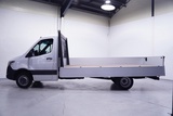 Minituur van Mercedes-Benz Sprinter 515 CDI 150 pk Pick Up / Open Laadbak Dubbel Lucht Airco, Apple Carplay, Cruise Control, Nieuw ongebruikt 3-Zits