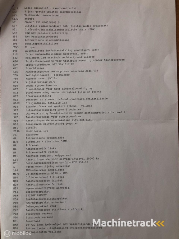 Mercedes AMG GT Roadster Night-Pakket 1e Eig. Nw.Model 2020