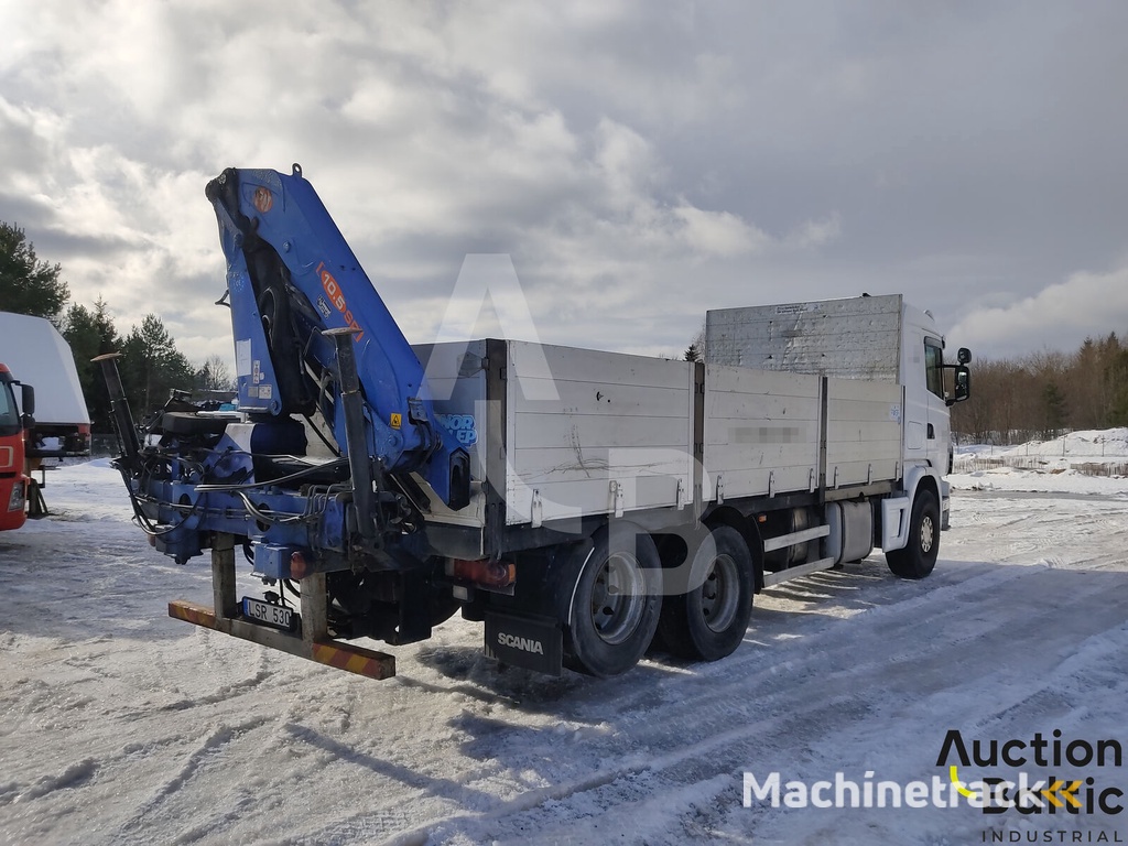 Scania 144 G flatbed truck