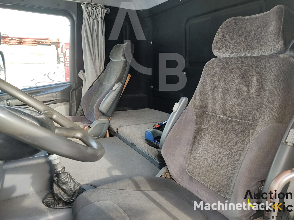 Scania 144 G flatbed truck