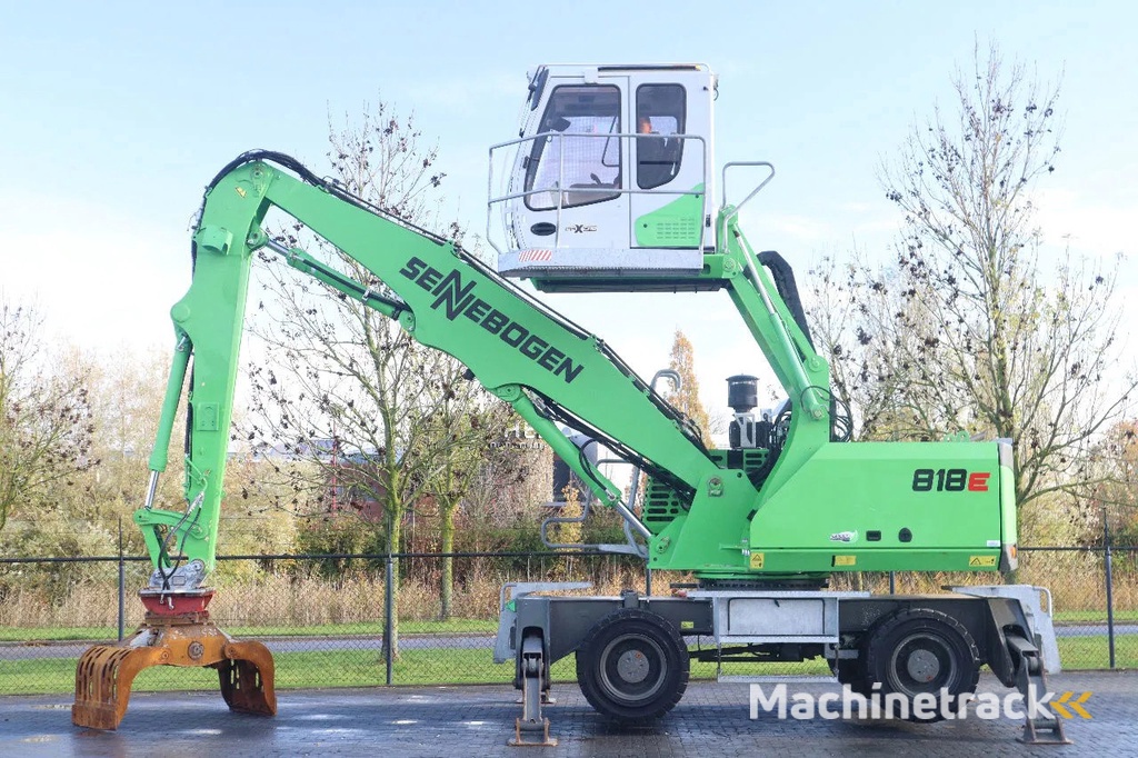 Sennebogen 818 E K9 ULM | SORTING GRAB | GOOD TIRES