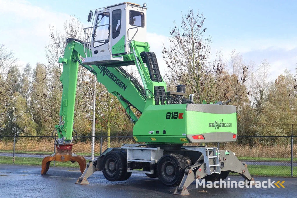 Sennebogen 818 E K9 ULM | SORTING GRAB | GOOD TIRES