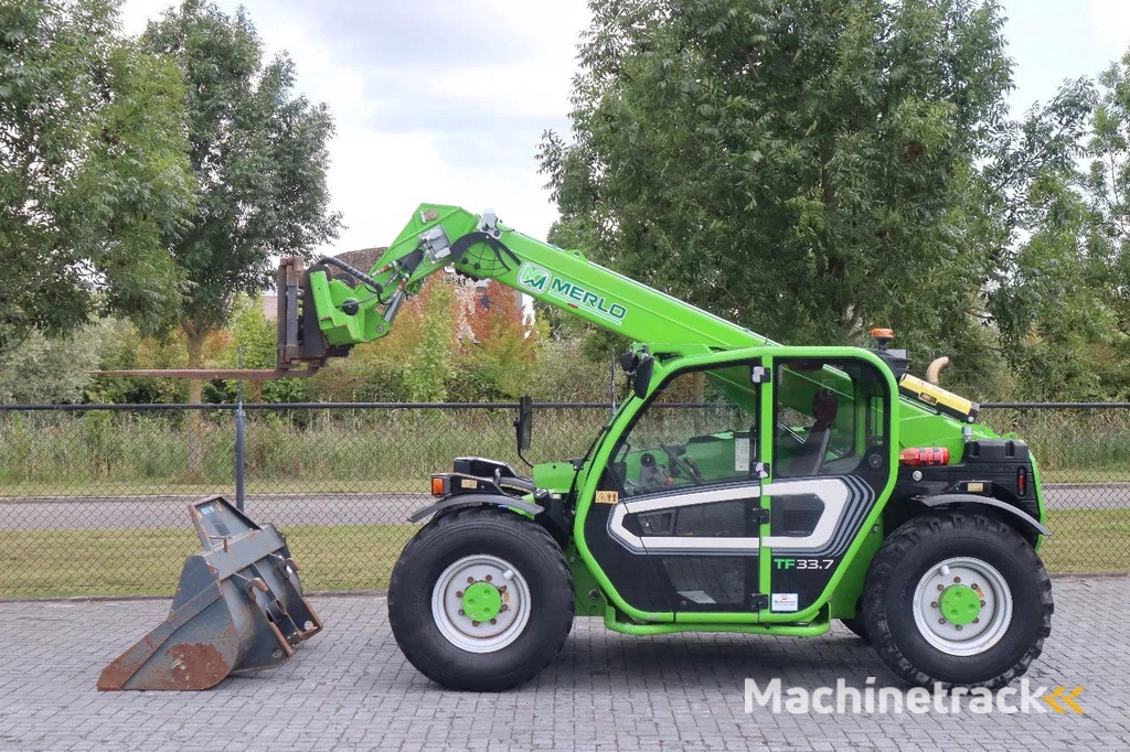 Merlo TF33.7-115LC TURBOFARMER | 40KM/H | BSS | FORKS | BUCKET