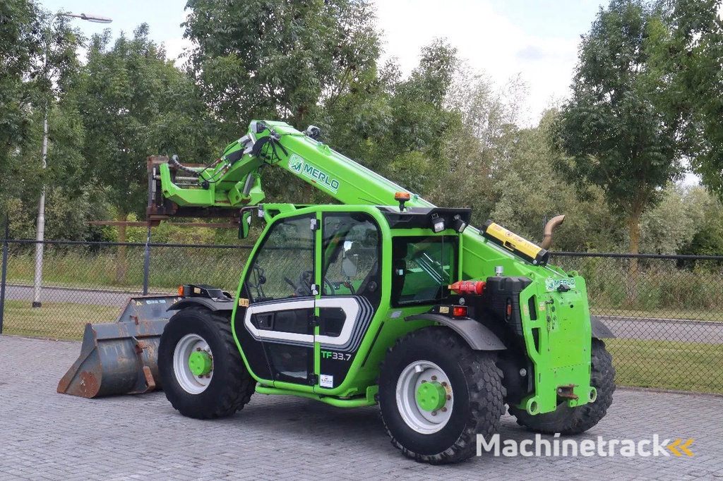Merlo TF33.7-115LC TURBOFARMER | 40KM/H | BSS | FORKS | BUCKET