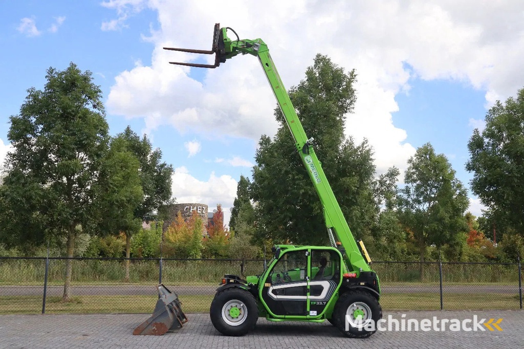 Merlo TF33.7-115LC TURBOFARMER | 40KM/H | BSS | FORKS | BUCKET