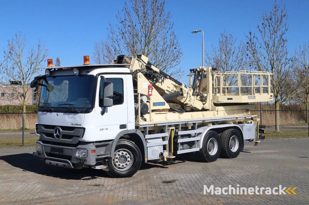Mercedes-Benz Actros 2636 6X4 | TUNNEL PLATFORM | REMOTE DRIVING
