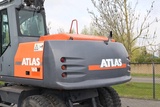 Minituur van Atlas 160W | ROTOTILT | GRIPPER | BUCKET | DOZER BLADE