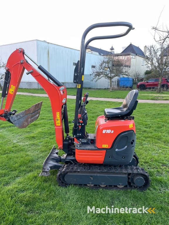 Kubota U10-3 minigraafmachine minigraver 2021 met 670 uur