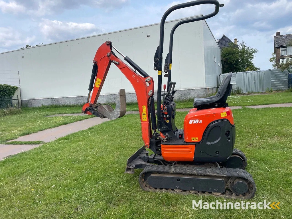 Kubota graafmachine U10-3 minigraver 3 cill kubota 2021 met 1030 uur CW00