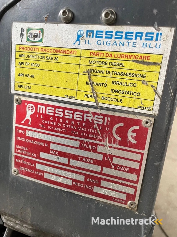 Messersi Kubota diesel rupsdumper MARGE machine