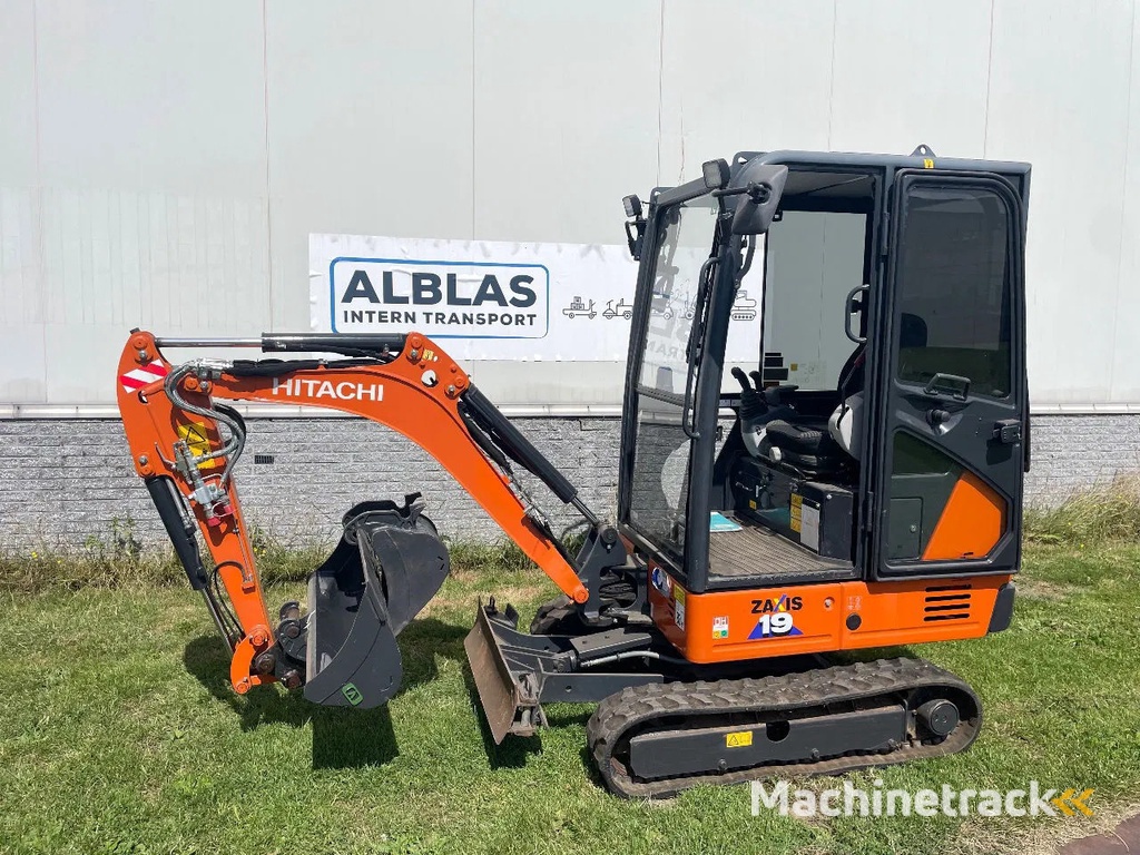 Hitachi ZX19U rupsgraafmachine CW05 hydr snelw met sloopsorteerfunctie slechts 485 uur