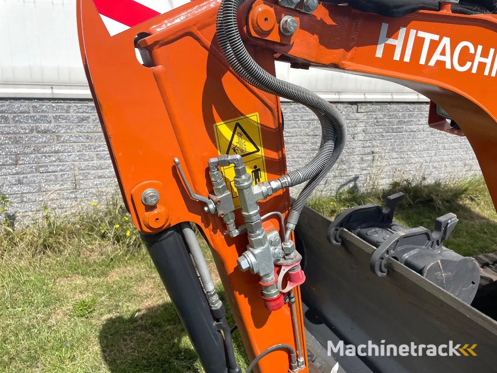 Hitachi ZX19U rupsgraafmachine CW05 hydr snelw met sloopsorteerfunctie slechts 485 uur