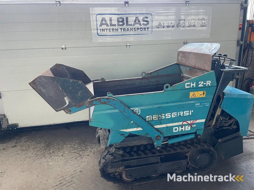 Messersi Rupsdumper CH 2-R Kubota diesel met schep