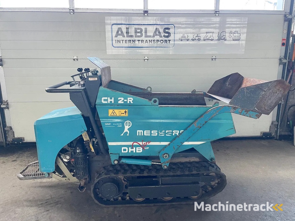 Messersi Rupsdumper CH 2-R Kubota diesel met schep