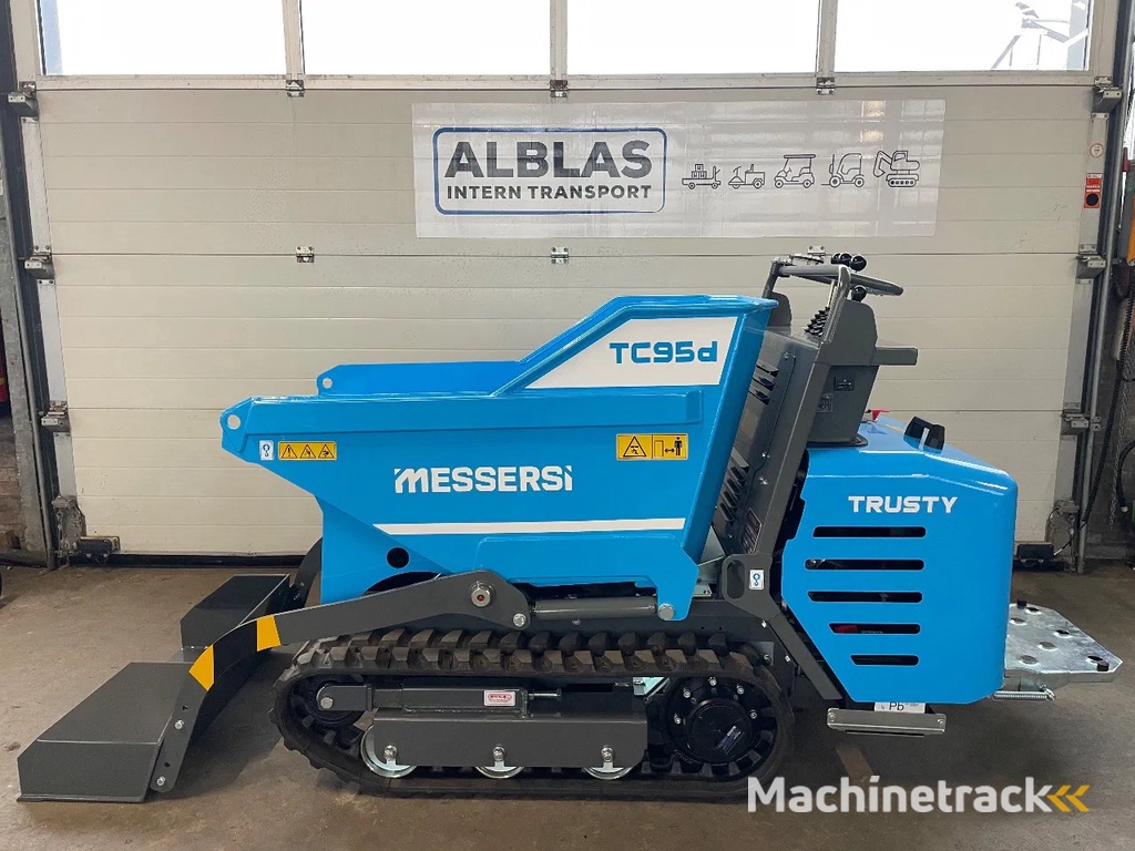 Messersi Nieuwe TC95D diesel rupsdumper met laadschep